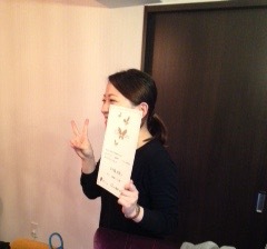 Read more about the article AJESTHE登録教室 アンシャンテ 第1号 卒業生誕生！！